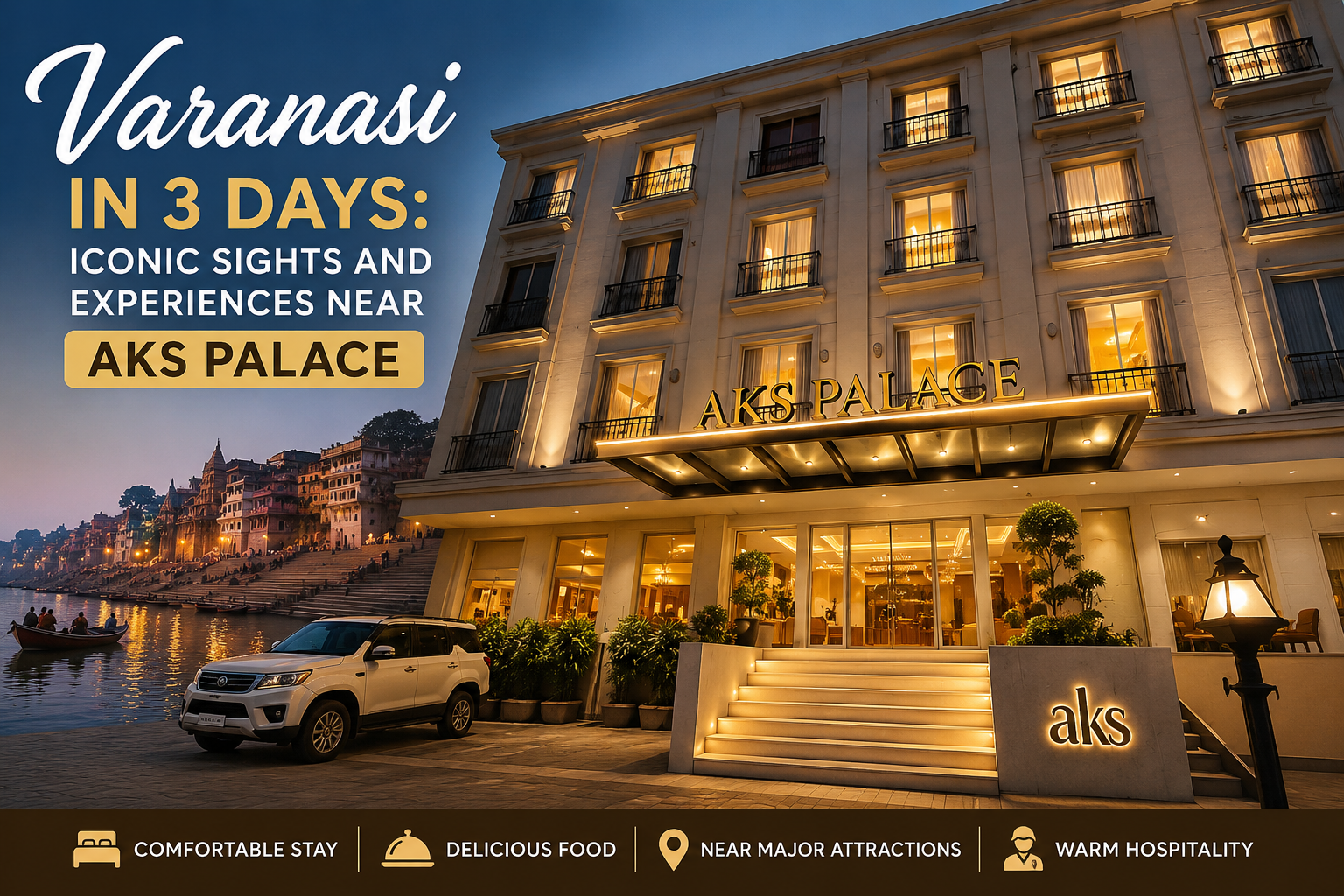 Varanasi in 3 Days: Iconic Sights and Experiences Near AKS Palace