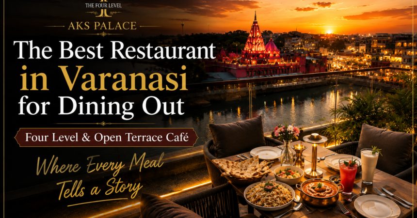 The Best Restaurant in Varanasi for Dining Out | Four Level & Open Terrace Café at AKS Palace