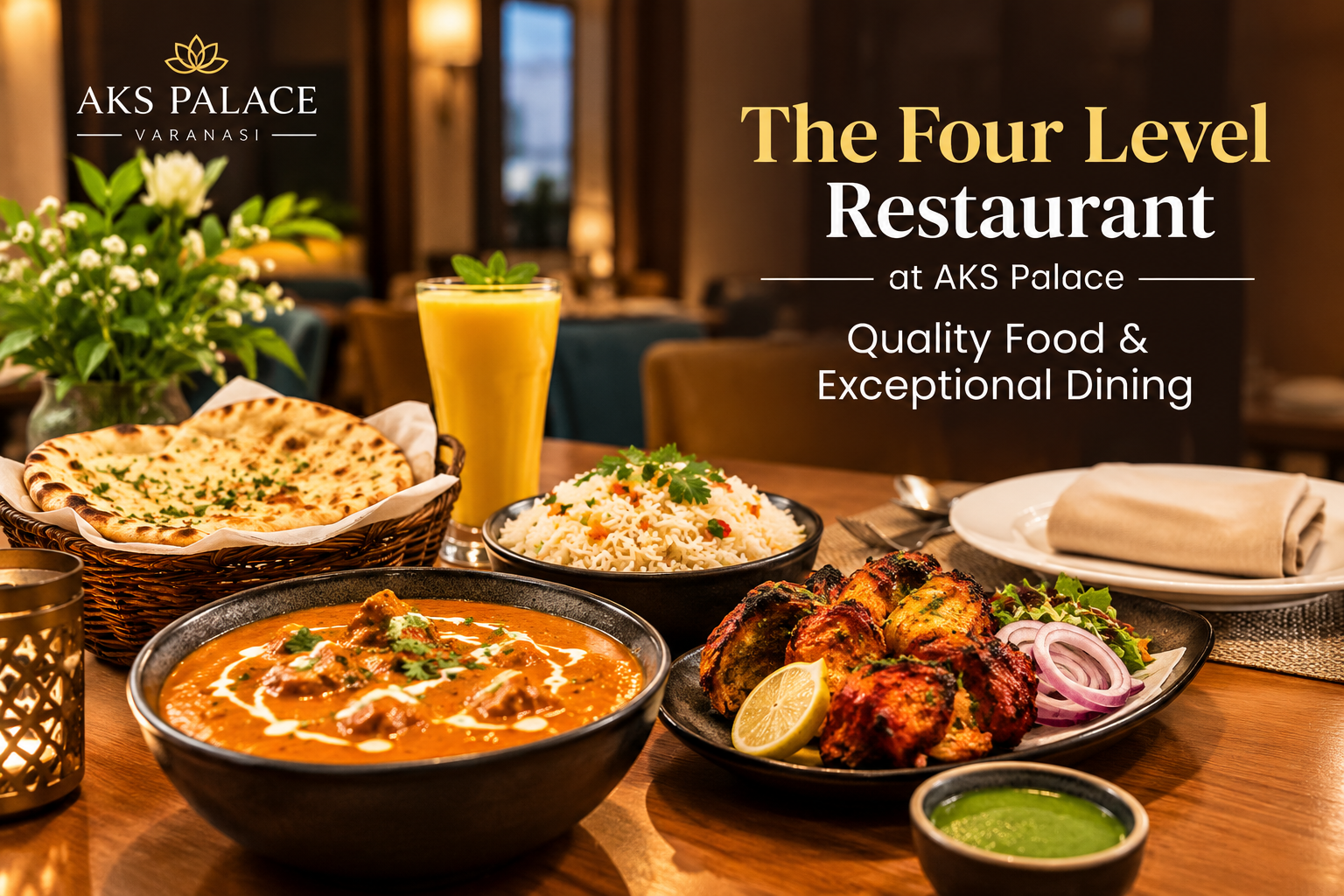 The Four Level Restaurant at AKS Palace | Quality Food & Exceptional Dining