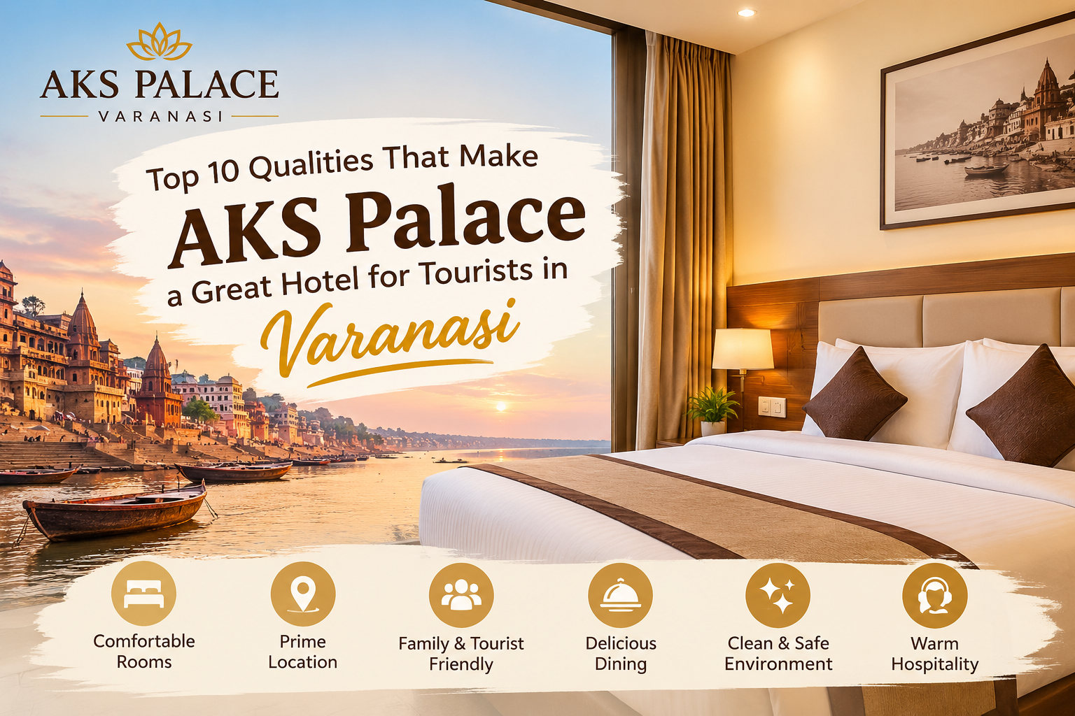 Top 10 Qualities That Make AKS Palace a Great Hotel for Tourists in Varanasi