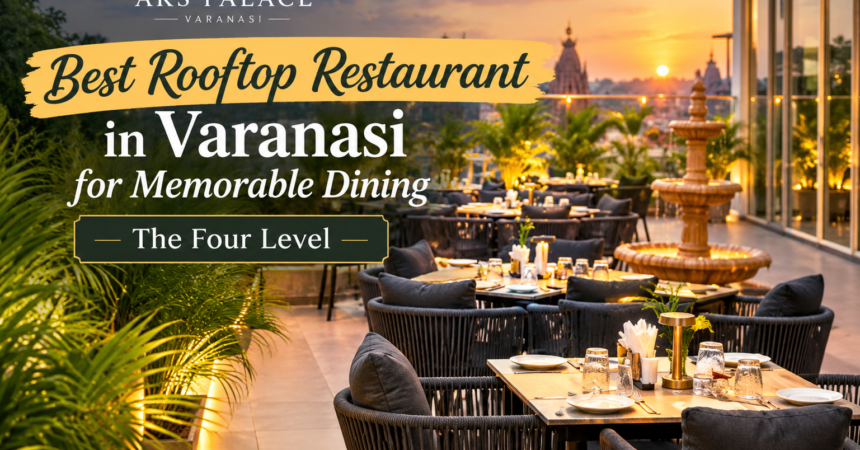 Best Rooftop Restaurant in Varanasi for Memorable Dining | The Four Level – AKS Palace